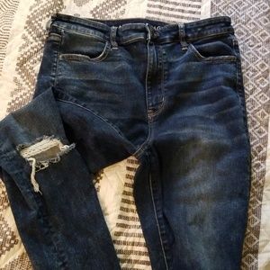 AE Long distressed skinny Jean